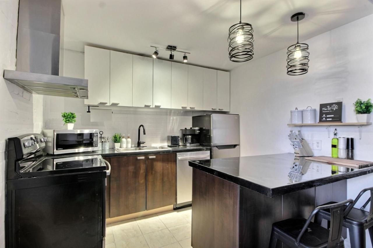 Lit King - 1Ch Bien Situe Pour Decouvrir Quebec Apartman Kültér fotó